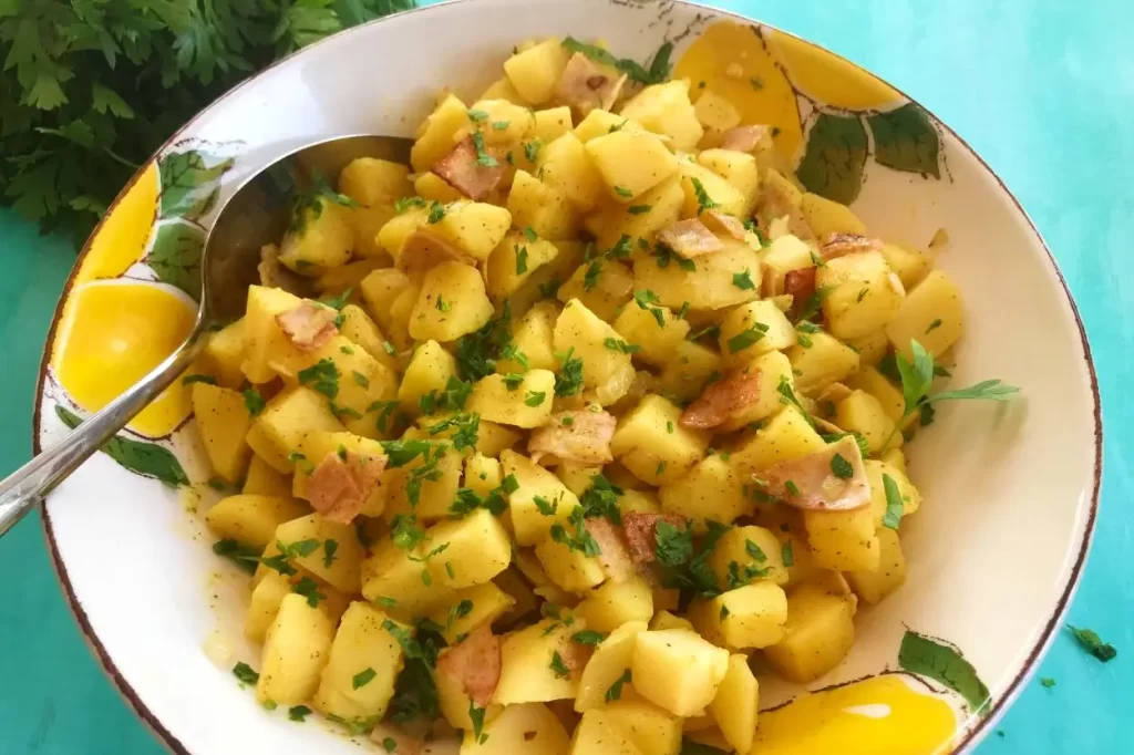 Almanca kisa yemek tarifi patates salatasi